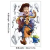 Comercio Exterior Transfronterizo Dibujos Animados Toy Story Pegatinas de Pared Decoración de Habitación Infantil Pegatinas de Animación Autoadhesivas Impermeables Removibles