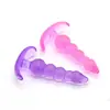 Perlas Anales de Silicona Tapón Anal de Metal Dediles SM Erótico Coqueteo Productos de Salud Sexual para Adultos Hombres Cadena