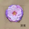 Flor de Rosa Simulada Flor de Austin Cabeça de Flor Artesanal DIY Grampo de Cabelo Adorno de Cabeça de Flor Material Flor Falsa Salão de Casamento Parede de Flores Arranjo Floral