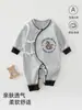 Mameluco de mariposa para bebé para primavera y otoño, mameluco de dibujos animados de poni con corbata de manga larga para niños y niñas, atuendo de salida para recién nacidos