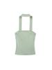 Chaleco de Punto de Otoño Temprano sin Costuras con Cuello Halter y Tirantes Anchos para Mujer, Sin Restricciones, Cómodo y Versátil como Prenda Exterior y Capa Base Interior