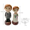 Decoración de Pastel de Bodas Novio y Novia, Figuras Decorativas para Pastel de Fiesta de Bodas, Decoración para Despedida de Soltera
