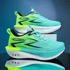 Zapatos deportivos casuales de placa de carbono de talla extragrande transfronterizos para hombre, zapatos para pruebas físicas juveniles para todas las estaciones, zapatillas de correr de malla