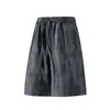 2026 Nuevos Pantalones Cortos Casuales Transfronterizos para Hombre Estilo Tinta y Lavado Hielo Seda, Delgados y de Corte Holgado, Pantalones Rectos Transpirables de Cinco Puntos para Hombre