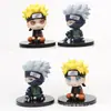 Versão Q do Naruto Naruto Kakashi Yuzhibo Sasuke Sakura Eu Amo Luo Enfeites Boneca Máquina de Gashapon Boneca
