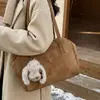 Bolsa Nicho Retrô Estilo Coreano para Mulheres 2025 Novo Modelo para Trabalho e Deslocamento, Bolsa Tote Versátil de Grande Capacidade