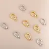 Accesorios de Perlas de Cobre Chapado en Oro de 18K Broche Final para Joyería DIY Accesorios para Collares y Pulseras Broche Universal Broche de Alta Retención de Color Lujo Ligero