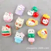 Capinha de Celular DIY Rosquinhas Geladeira DIY Adesivos de Cola de Creme Presilhas de Cabelo Hambúrguer Batata Frita Acessórios de Resina Atacado