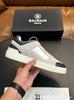 Sapatos Masculinos Casuais Esportivos Balmain de Couro Bovino de Primeira Camada Versão Alta Transfronteiriça