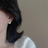 Pendientes de Cisne Avanzados 2022 Nueva Moda Corea del Sur Pendientes Elegantes de Ojo de Gato Pendientes Rojos de Internet Pendientes Joker