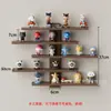 Prateleira de Armazenamento de Parede Transfronteiriça para Sala de Estar e Quarto, Prateleira de Exibição Multicamadas para Figuras, Prateleira Decorativa de Divisória de Parede, Prateleira de Armazenamento para Blind Boxes