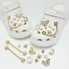 Corrente Estrela da Moda Adequada para Crocs Acessórios DIY de Strass de Luxo Leve Flor para Sapato Decoração Flor de Sapato Removível Atacado Fivela de Sapato