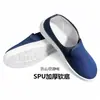Zapatos Gruesos Antiestáticos a Prueba de Polvo para Fábrica Electrónica, Zapatos Antiestáticos de Suela Suave de PU para Taller, Antideslizantes y Duraderos