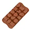 Formas de silicone para chocolate clássicas e populares, um conjunto de múltiplas formas para confeitaria caseira, formas para sobremesas francesas, atacado