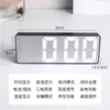 Reloj Despertador Luminoso Reloj de Pulsera Adorno de Escritorio Oscilante Silencioso Simple Alto Valor de Color Reloj de Escritorio para Estudiante Reloj Electrónico Digital