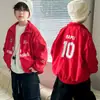 Chaqueta para niño para primavera y otoño 2026, estilo nuevo, elegante y a la moda para niños, chaqueta negra para niños de 6-7 años