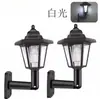 Luzes solares de jardim externas, hexagonais, estilo vintage, para jardins de palácios, gramados e iluminação de paisagem; opções de inserção no solo e de montagem na parede