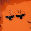 Pendantes Europeus e Americanos de Halloween Fantasma Abóbora Fantasma Morte Brincos de Gotejamento de Óleo Brincos Góticos de Halloween