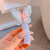 Novo senso de alta qualidade fofo para crianças, elástico de cabelo de linha de telefone de borboleta, corda de cabelo, beleza doce não machuca o cabelo, adorno de cabeça, alta elasticidade, durável