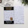 Tira de Papel Perlado Rayado con Estrellas Doradas y Plateadas para Decoración de Fiesta, Papel de Puntos, Papel de Regalo