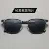 Nuevas gafas de sol vintage de nicho para hombre, estilo alto, protección UV, montura cuadrada pequeña, gafas de sol clásicas americanas anti-reflejo