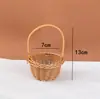 Esterillas de Bambú Bien Formadas, Esterillas de Bambú para Decoración de Sashimi, Esterillas de Bambú Estilo Valla, Decoración de Mariscos, Cajas de Bambú Cuadradas
