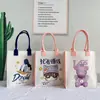 Bolsa de fieltro transfronteriza, Bolsa de compras para centro comercial, Bolsa de almacenamiento de gran capacidad, Bolso de mano tote de fieltro, Linda, Portátil, Versátil