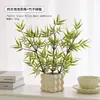 Plantas Verdes, Vasos Pequenos, Árvore da Fortuna Semelhante para Mesas de Escritório Internas, Mesas de Centro de Sala de Estar, Flores Artificiais e Arranjos Florais