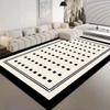 Tapete Sense Avançado Sala de Estar Sofá Mesa de Centro Tapete Luxo Leve Novo Chinês Nórdico Simples Moderno Abstrato Quarto Loja Completa