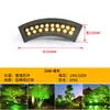 Atacado de fábrica luz de inundação em anel LED lâmpada de árvore à prova d'água para exterior 18W iluminação de paisagem de engenharia externa luz de projeção