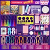 Kit de Material para Quilling para Iniciantes, Pintura em Quilling, Ferramentas Manuais DIY, Tiras de Papel para Quilling, Cola, Desenho Linear para Estudantes
