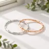 Pulsera de bambú más vendida transfronteriza, moderna y de alta gama, estilo nicho, lujo ligero, estilo para el trabajo, accesorio de mano simple al por mayor
