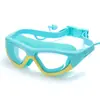 Gafas de natación para niños marco grande color universal niños y niñas a prueba de agua antivaho anti-ultravioleta protección ambiental fábrica directa venta al por mayor