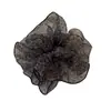 Scrunchie de Renda com Estampa de Leopardo Doce e Fresco Estilo Coreano para Mulheres, Elástico Elegante para Coque, Corda para Rabo de Cavalo Baixo