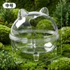 Banheiro para Hamster Vaso Sanitário Banho de Areia de Uso Duplo Bacia de Areia para Urina Especial Urso Dourado Vaso para Fezes Banheira Transparente Vaso para Sal de Banho