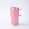 Comércio Exterior Aço Inoxidável 304 Caneca com Alça 20oz Caneca Térmica Transfronteiriça Portátil de Grande Capacidade para Exterior Porta-Copos de Carro