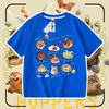 2026 Nueva Transformación de Castor Algodón Puro Manga Corta Dibujos Animados Verano Lindo Peculiar Versátil Holgado Transpirable Top Camiseta