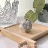 Productos de Amazon Transfronterizos Colgante de Cristal Rosa Natural de 12 Caras Gema Forma Geométrica Collar DIY Directo del Fabricante