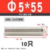 M0.6-M12 Acero Inoxidable Cabeza Redonda Pasador Cilíndrico de Posicionamiento Pasador Fijo Pasador Sólido Rodillo de Agujas Pasador Redondo