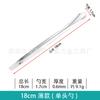 Cuchara dosificadora de acero inoxidable traza 3*1 cuchara dosificadora cabeza simple cabeza doble cabeza cuadrada cuchara dosificadora para cápsulas de medicina cuchara de muestreo médica juego de cucharas médicas