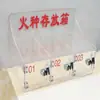 Caja de Almacenamiento de Fuego de Acrílico, Encendedor de Cigarrillos de Incienso, Caja Segura Transparente, Caja de Almacenamiento de Montaje en Pared, Caja de Colección de Fuego