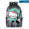 Mochila Hello Kitty con estampado completo de gran capacidad y diseño 3D transfronterizo