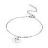 Cross-border Hot Sale 18K Real Gold galvanizado Color-free Joias Marca Redonda Hollow Angel Pingente 304 Pulseira de Aço Inoxidável