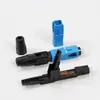Conector en Frío de Fibra Óptica Conector en Frío Ftth Embebido Sc/Upc Cable Óptico Línea de Piel Conector Rápido de Fibra Óptica Grado Telecomunicaciones