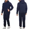 Conjunto Esportivo Masculino Transfronteiriço Europeu e Americano Novo de Primavera e Outono, Moletom com Capuz Pulôver Moderno de Duas Peças, Roupa Esportiva para Homens