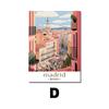 Pintura Decorativa Nórdica para Sala de Estar Entrada Color Cálido Sanador Pintura Colgante Comercio Exterior Dropshipping Lienzo Póster Paisaje Núcleo de Pintura de Alta Definición