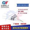 Tubo portafusible de vidrio con cable de 3,6 x 10 mm, T10AL250V, fusible de doble tapa de fusión rápida/fusión lenta.