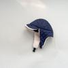 Otoño e Invierno Niños hebilla felpa engrosada protección orejas sombrero Lei Feng niños y niñas estilo coreano estilo occidental para salir protección contra el frío gorra con visera