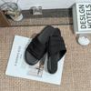 Pantuflas de Verano 2025 para Mujer Xia Ropa de Exterior Slip-on Sandalias Planas y Pantuflas Zapatos de Mujer Retro Franceses Verano Transpirable Suela Suave