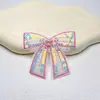 Bordado a máquina mariposa cuenta de mano ropa accesorios DIY parche pegatinas estilo chino flor Hanfu insignia bordado pegatinas de tela